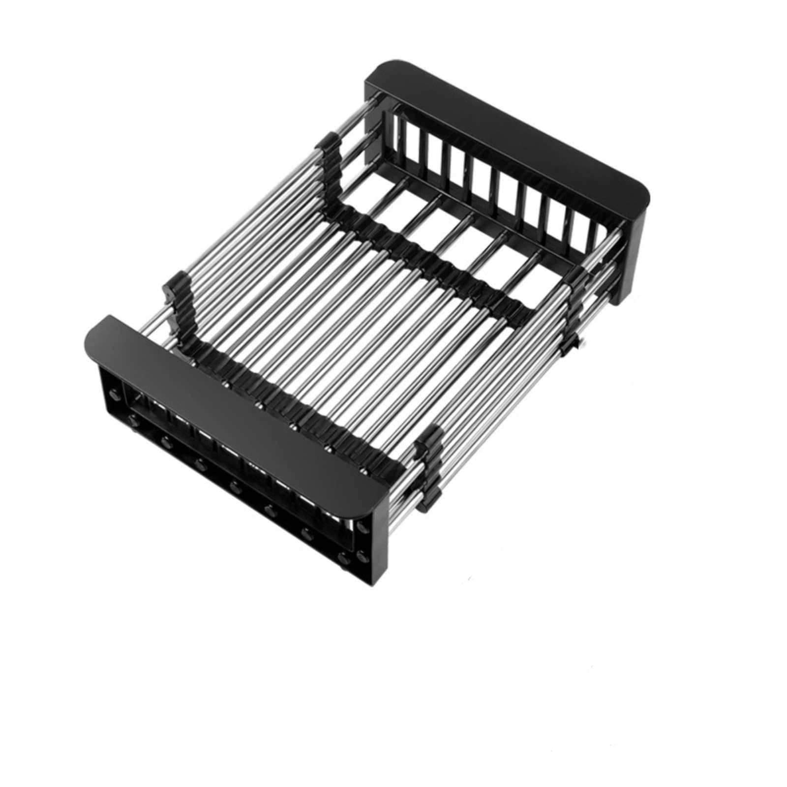 AZHABINWA Kitchen Stainless Steel Retractable Sink Drain Rack
