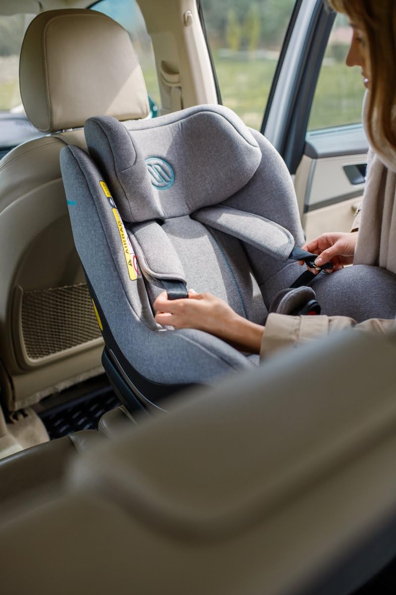 Avionaut AeroFIX Smart Kindersitz – vorwärts & rückwärts, ECE R129, Seitenaufprallschutz, Ruheposition, bis 18,5 kg / 105 cm, AGR-zertifiziert