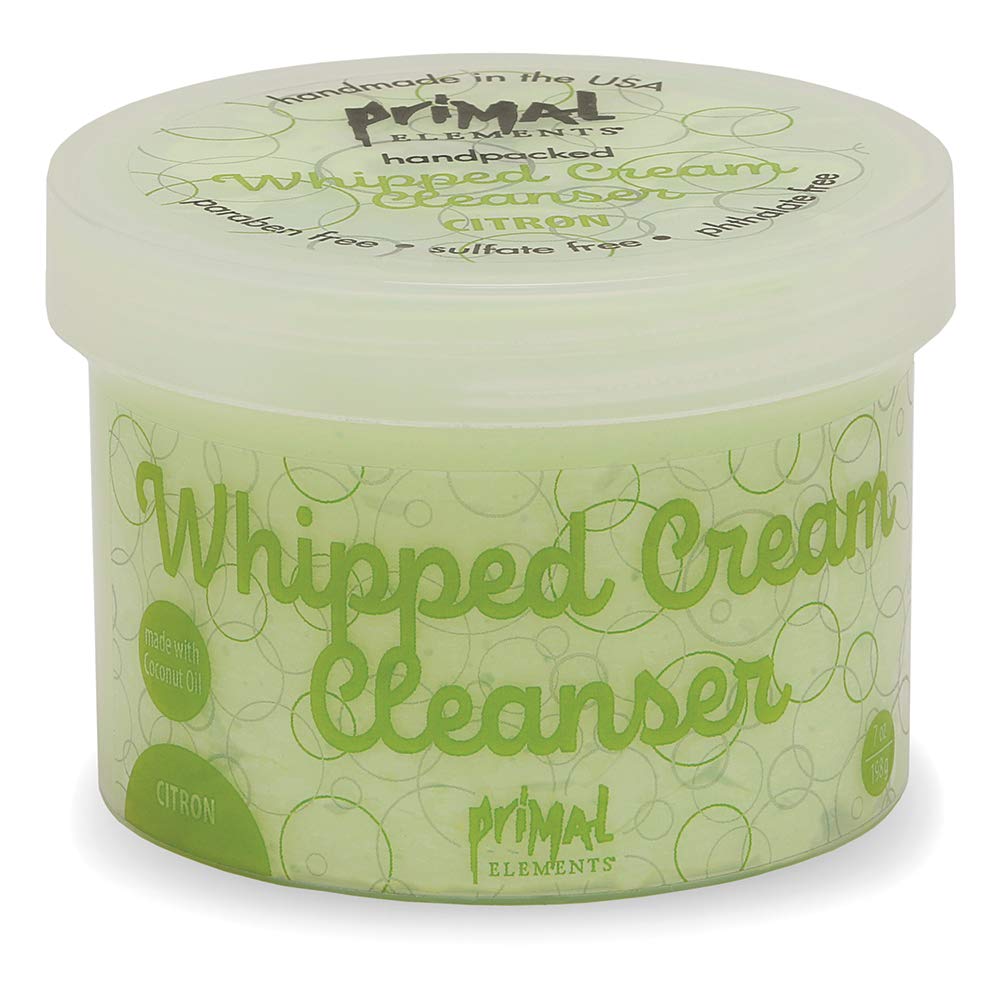 Primal Elements Citron Whipped Cream Cleanser, 7 Ounce