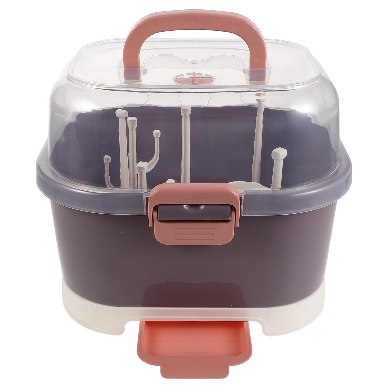 Boîte de rangement pour séchage de biberons avec couvercle hermétique