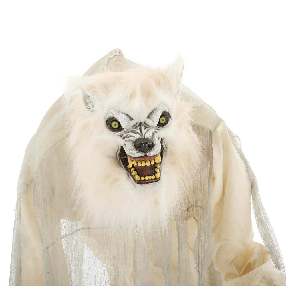 Home Accents Holiday 7 ft. Towering LED Animatronic Werewolf Halloween Prop