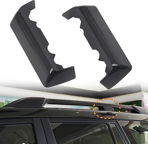 Miniatura 2 de HIGH FLYING Para Toyota Prado FJ150 2010-2022 Accesorios de coche Rieles de portaequipajes Cubiertas medias ABS Negro 2 unids