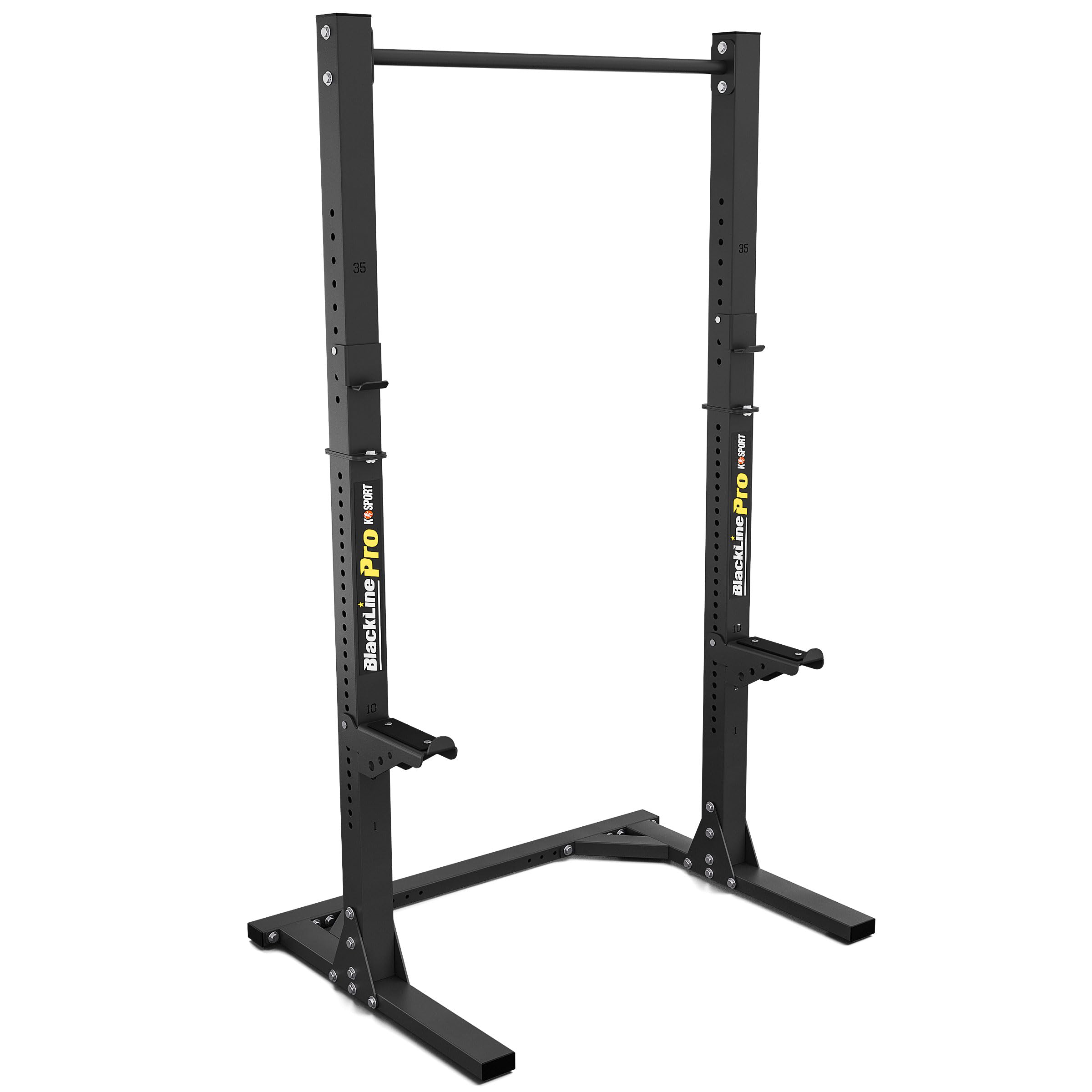 K-Sport: PROFI Langhantelablage | Squat Rack | extrem belastbarer Kniebeugeständer | Premium Rack bis 350kg belastbar