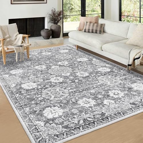 Garveehome Alfombras Lavables De 5 X 7 Pies, Estilo Vintage, Envejecido, Para Sala De Estar, Dormitorio, Oficina, Alfombra Oriental, De Pelo Bajo, Neutral, Suave, Antideslizante, Para El Suelo, Color Garveehome Alfombras Lavables De 5 X 7 Pies, Estilo Vintage, Envejecido, Para Sala De Estar, Dormitorio, Oficina, Alfombra Oriental, De Pelo Bajo, Neutral, Suave, Antideslizante, Para El Suelo, Color