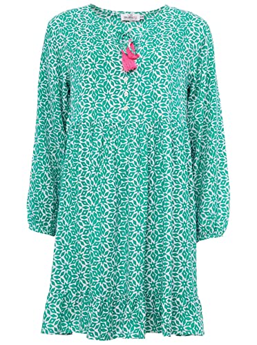 Zwillingsherz Freizeitkleid Geometrischesmuster – Hochwertiges...