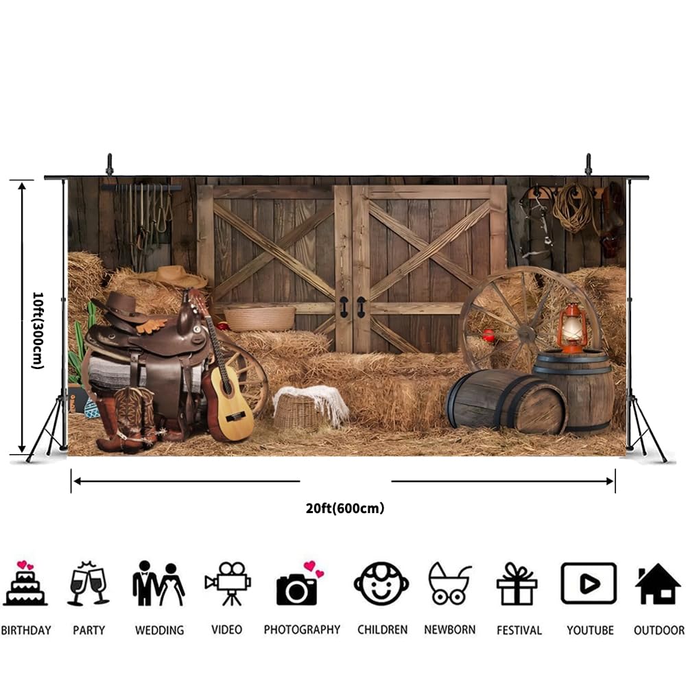 Buy Western Cowboy Backdrop Western Party Supplies Decorations Wild West Decor Rustic Wooden House Barn Photography Background For Kids Boy Children Boy Baby Birthday Banner Photo Booth - View #10