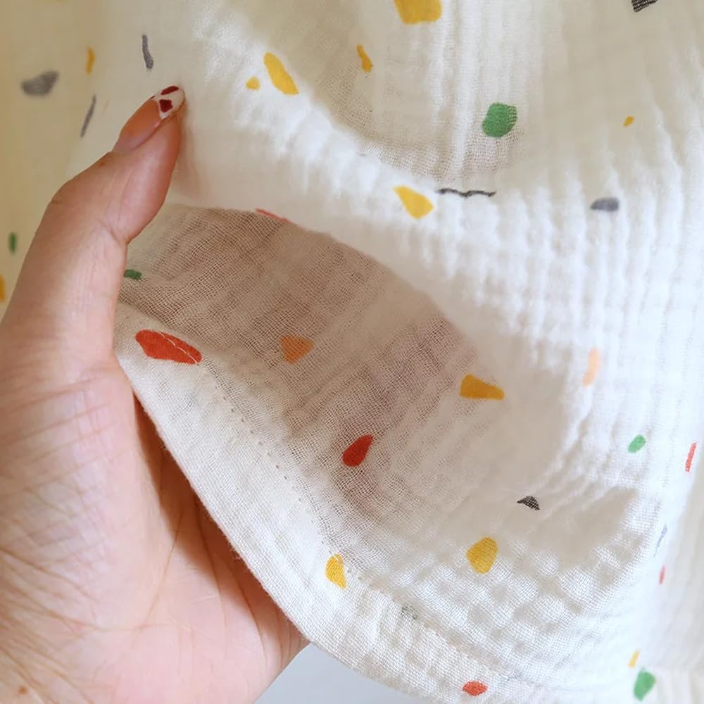 Camisón Para Mujer - Ropa De Dormir De Verano Para Mujer, Vestido Con Tirantes De Crepé De Algodón, Vestido Bonito Sin Mangas Con Borde De Oreja De Madera, Camisón De Talla Grande Para El Hogar