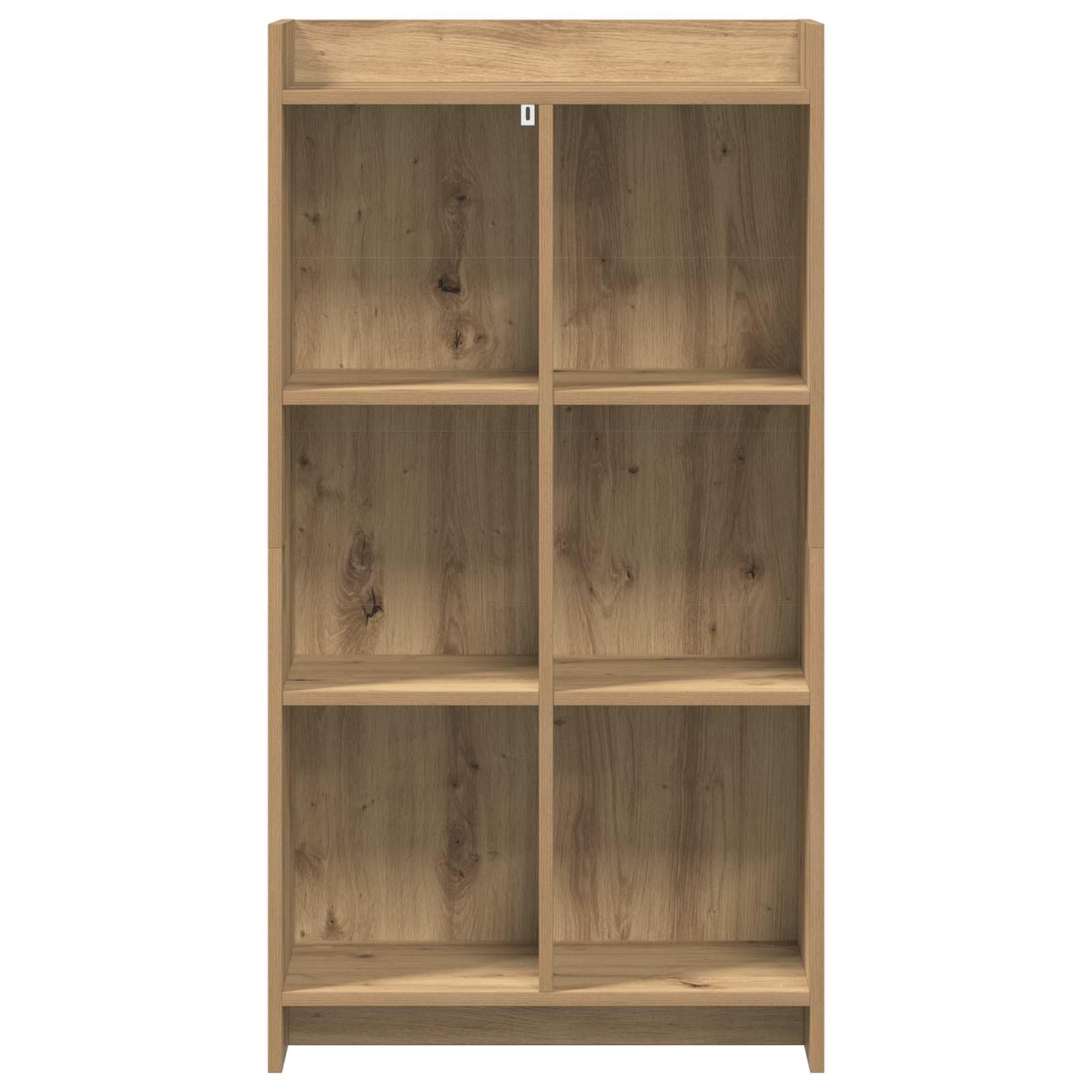 Libreria a 6 ripiani, 59 x 30 x 111 cm, in legno, moderna, salvaspazio, stabile, per soggiorno, ufficio, camera dei bambini, con molto spazio e facile montaggio