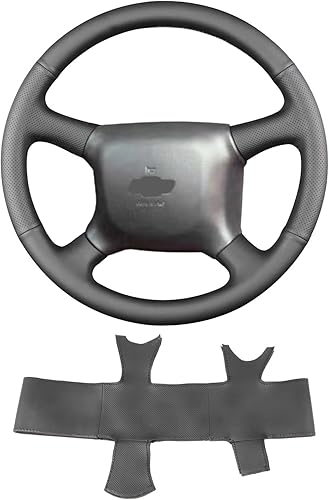 Funda de volante cosida a mano, apta para Chevy Astro Silverado 1999/Suburban 2000/Blazer S-10 2001/Avalanche Blazer 2002/Kodiak 2005, funda de