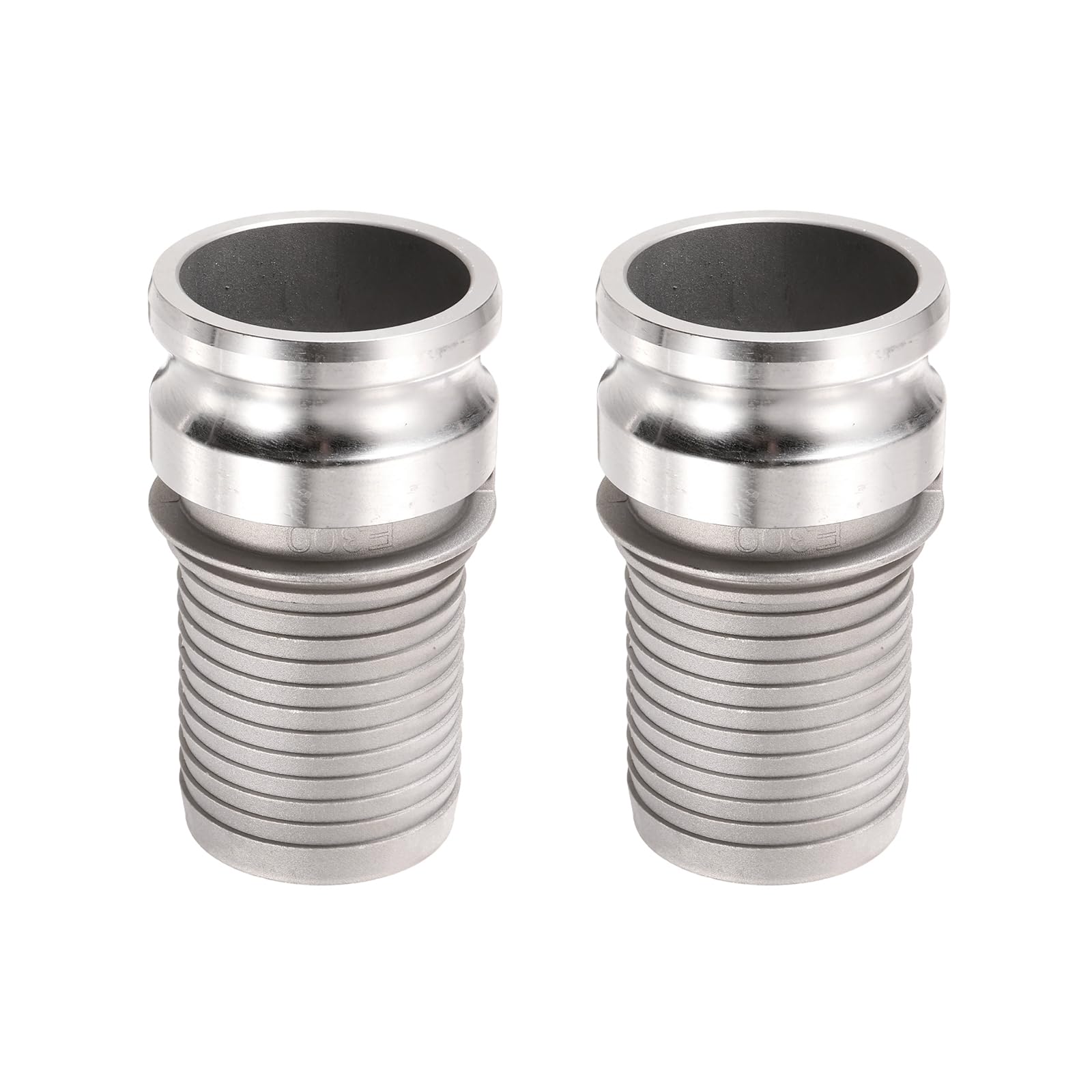 PATIKIL Paquete de 2 accesorios de bloqueo de leva de aluminio, adaptador macho x rosca NPT hembra, acoplamiento de desconexión rápida, accesorio de manguera de bloqueo de leva, resistente a la