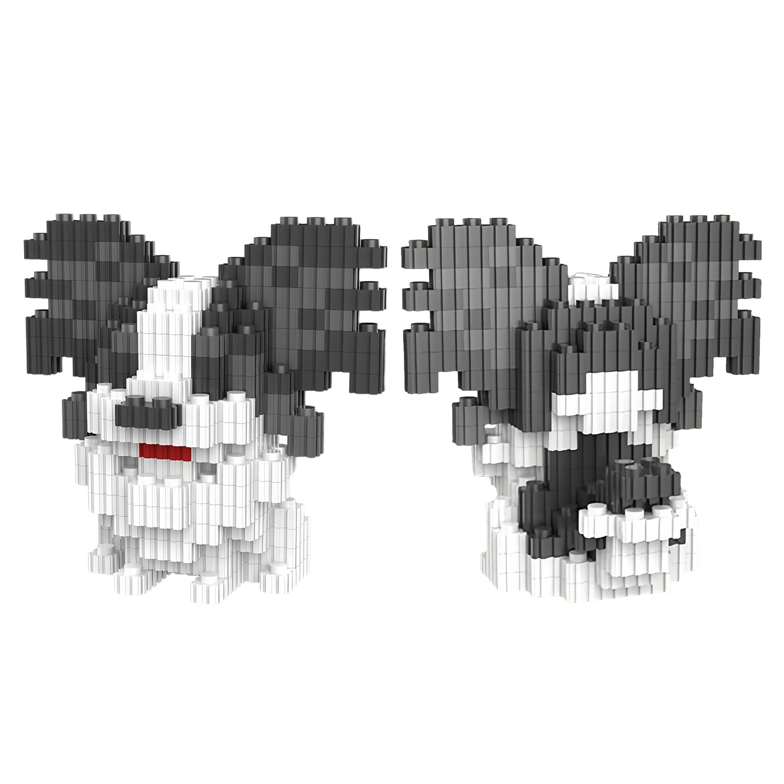 NOOLY Micro Dog Building Blocks, Pet Bricks Sets for Adults and Boys Girls CLJM-01 (Butterfly Dog) - Image 3