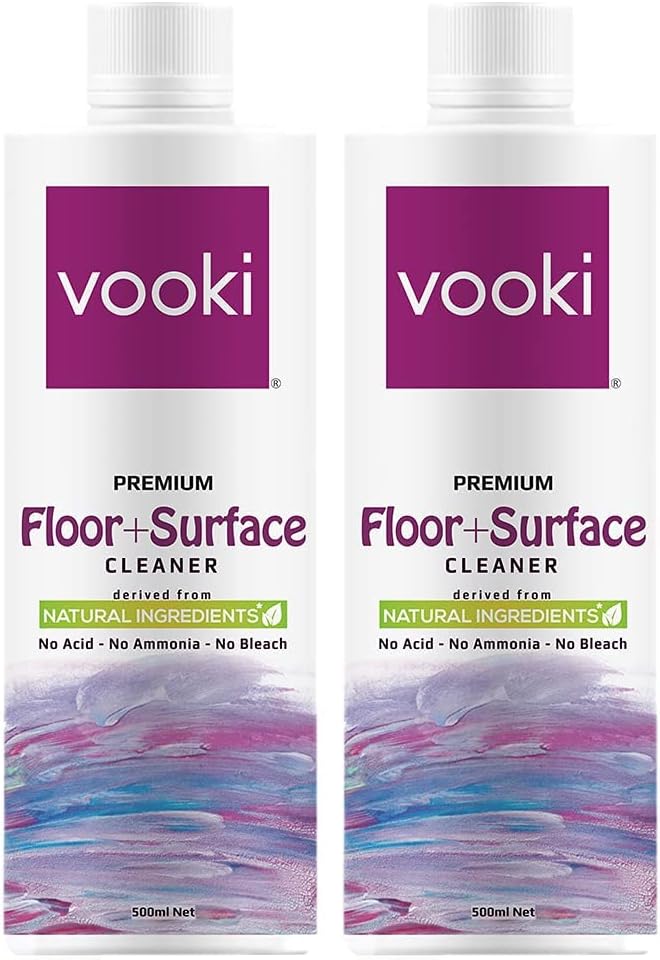 - Eco-Friendly Disinfectant Floor and Surface Cleaner with Quick Dry Formula for Home and Commercial Use-500 ml(Pack of 2)