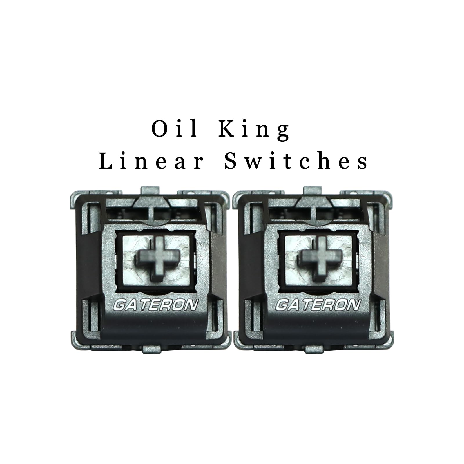 Gateron Oil King Switches for Mechanical Keyboard Linear Switches for MX Gaming Keyboard Pre Lubed 5 Pins Keyboard Switches 110pcs