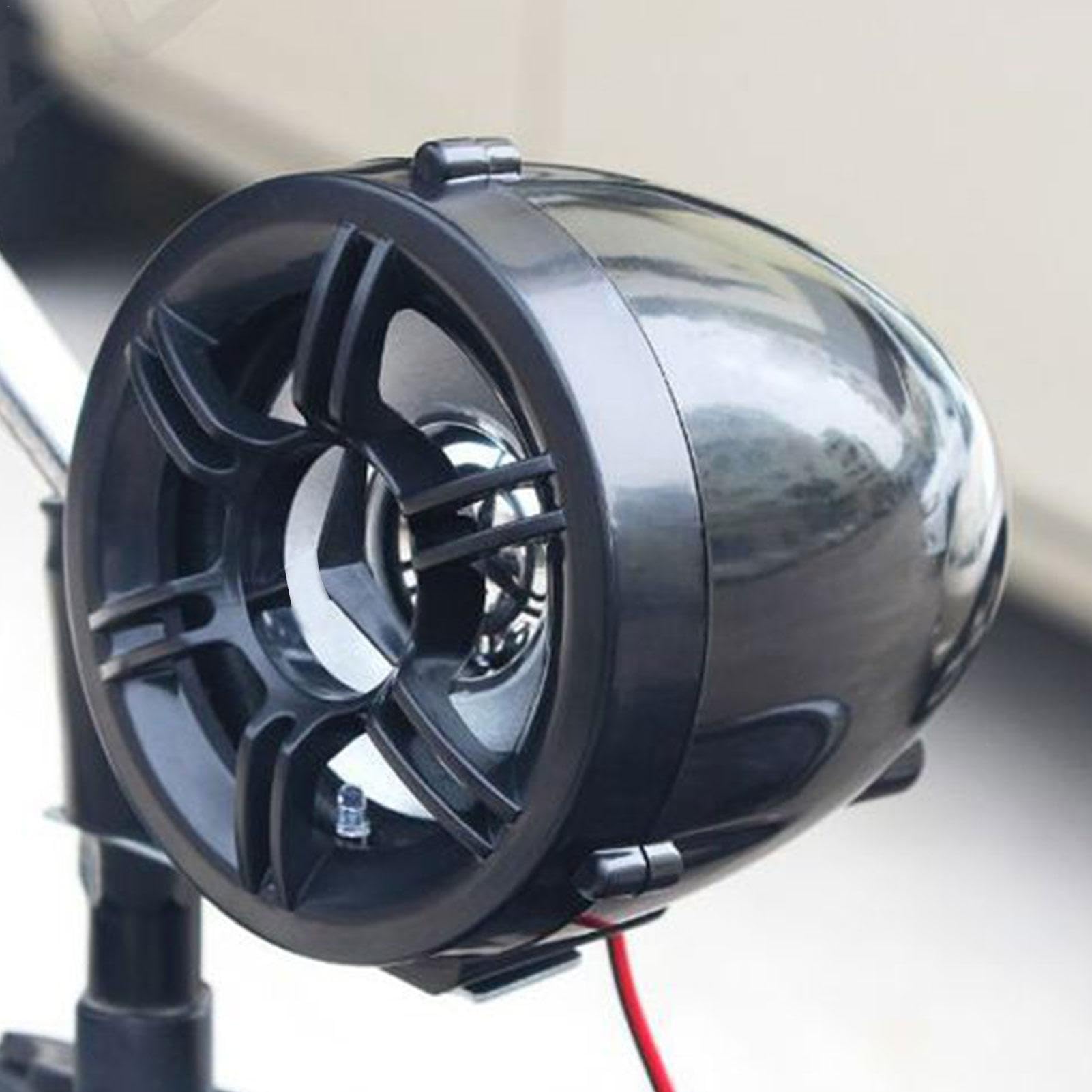 Altoparlante stereo audio per moto - Altoparlante per moto | Altoparlante Blue Tooth per motocicletta da manubrio | Altoparlanti per moto con luci lampeggianti a LED | Amplificatore moto per Utv, Scoo