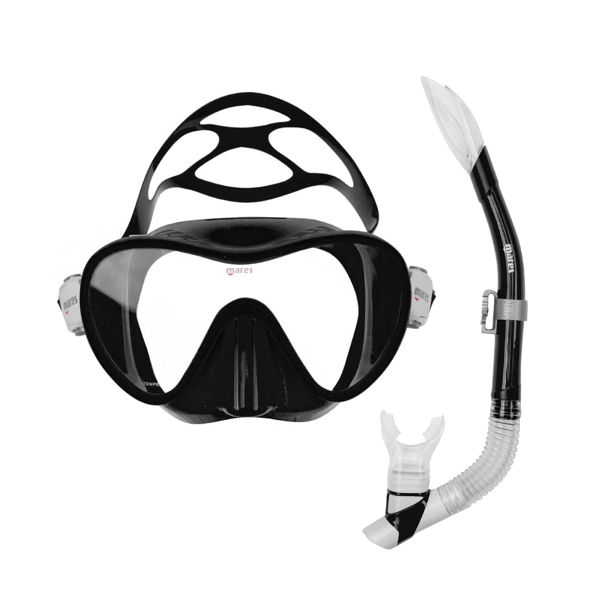 411776 - Kit mascara y tubo snorkel buceo TROPICAL COLOR NEGRO