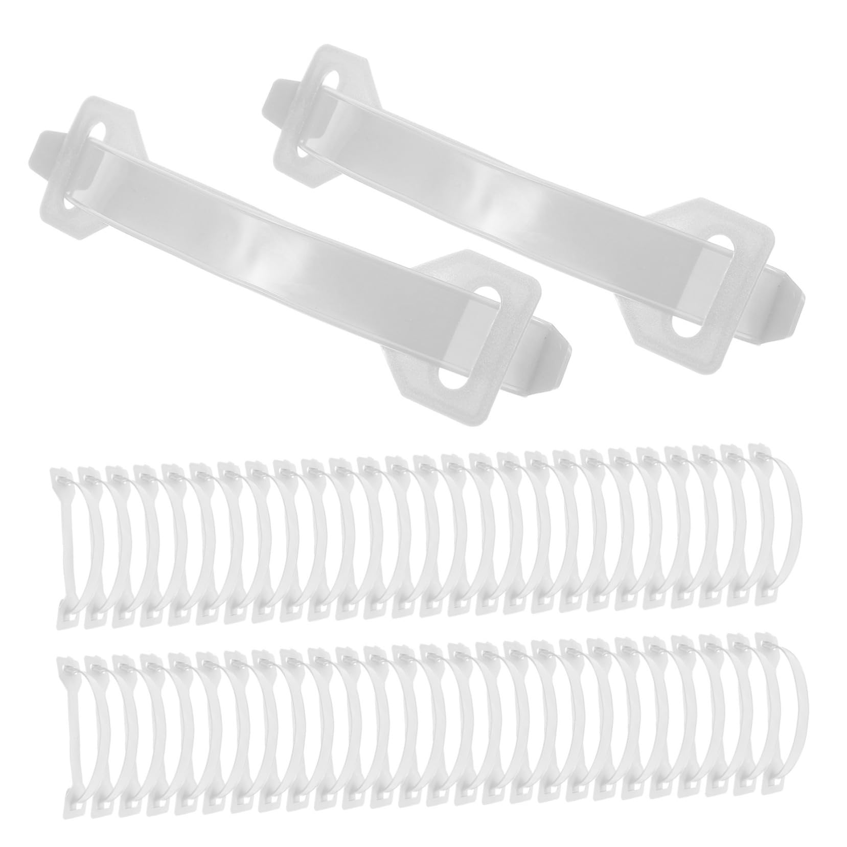 Cabilock Essential Moving Boxes Handles 100pcs Set Heavy Duty Straps Pe Material Comfortable Grip Easy to Carry