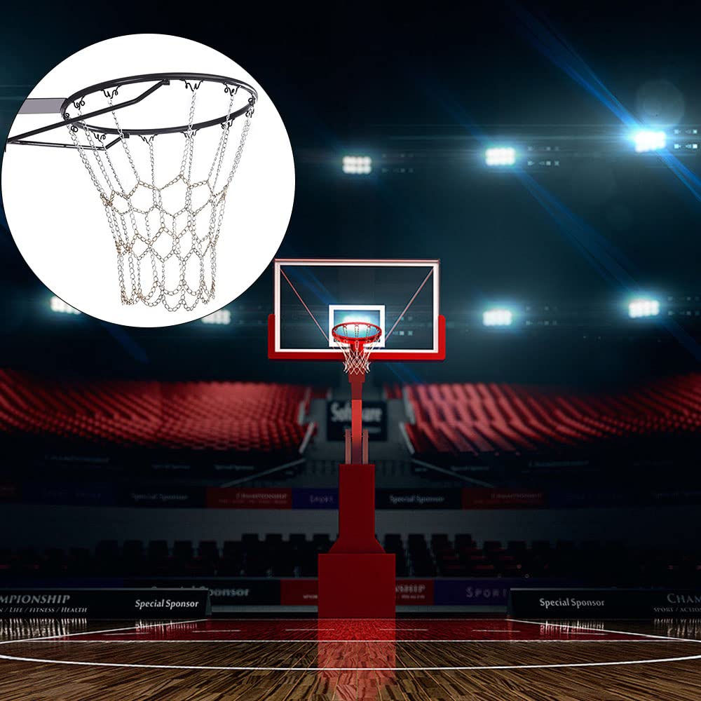 Aoser Rete da Basket Resistente - Catena per Canestro da Pallacanestro - Netto di Basket