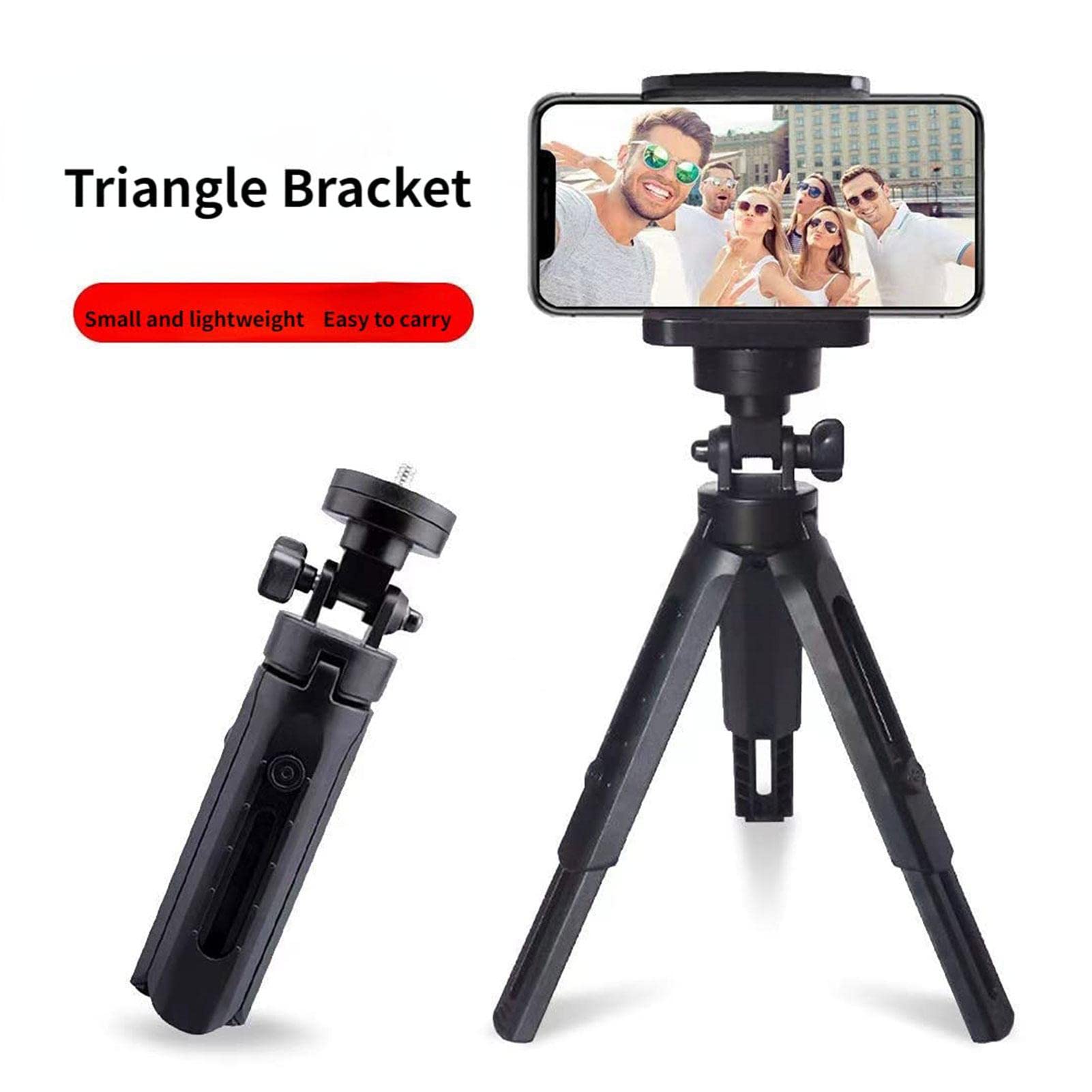 4 supporti a treppiede per telefono cellulare, stabilizzatore per registrazione video, supporto per cellulare da scrivania, supporto flessibile per telefono, per fotocamera e telefono da auto (nerox2p