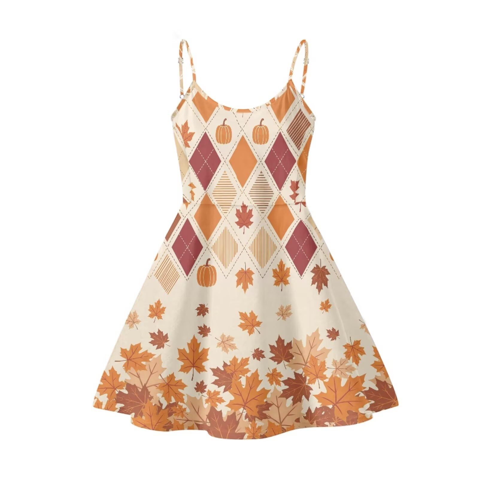 Women's Spaghetti Strap Dress Summer Casual Swing Sundress Girls Beachwear Swing Mini Dress