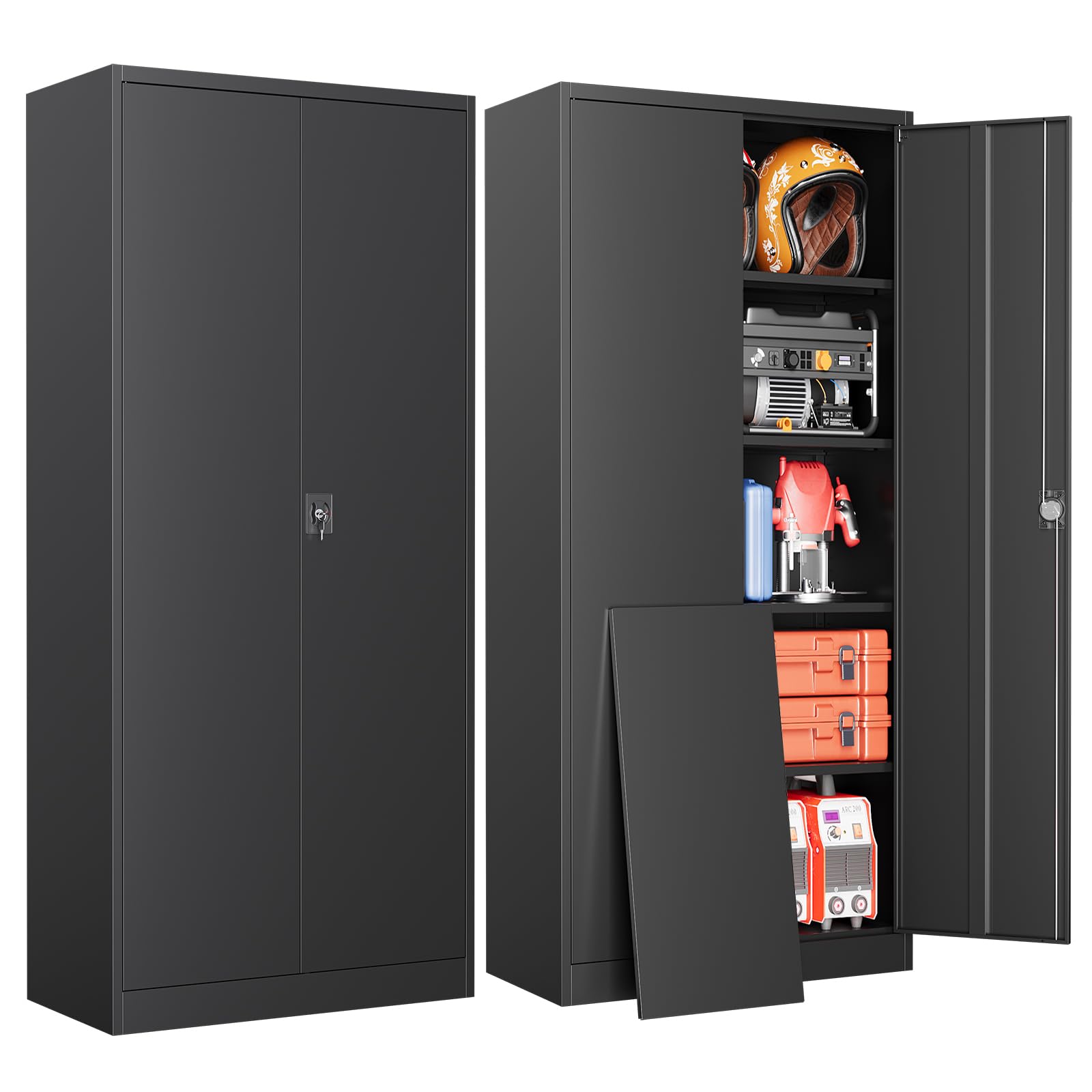 AFAIF Metal Storage Cabinet - accent furniture | Mubboo