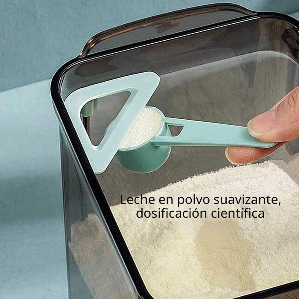 Dispensador De Polvo De FóRmula. Caja PortáTil De Almacenamiento De Leche En Polvo para Alimentos Contenedor PortáTil De Alimentos Sellados para Leche En Polvo, Snacks.(Proteger de la luz solar)