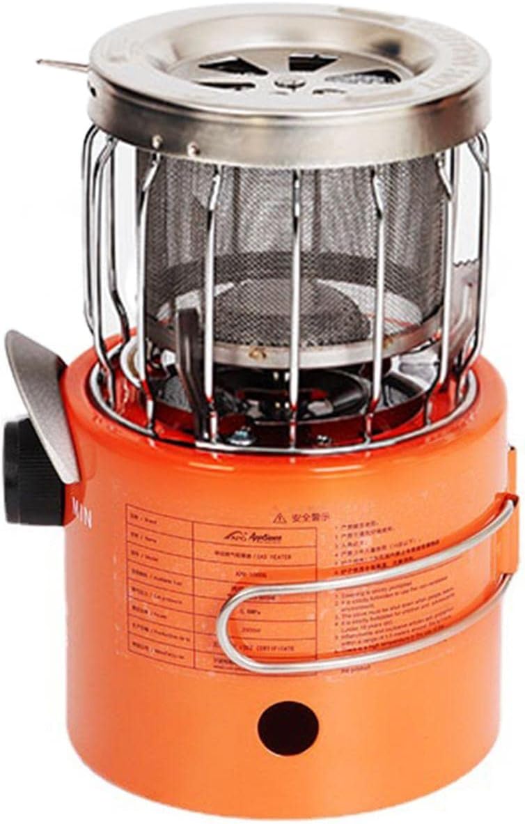 Portable Propane Heater & Stove, 2 in 1 Outdoor Camping G