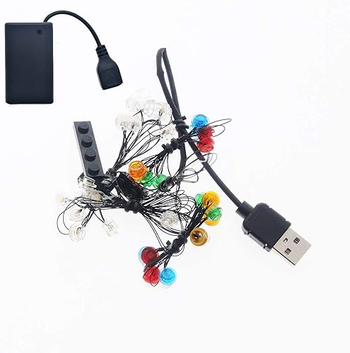 Miniatura 4 de Kit de luces LED para Lego 10254 Creator Expert Winter Holiday Train - Juego de luces compatibles con Lego 10254 juego de tren navideño (no incluye