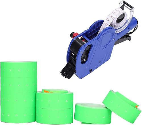 15000 calcomanías de marcador de precios, etiqueta de precios de 0.827 x 0.472 in, etiqueta de precios de 3 tubos, etiqueta de precio de una sola