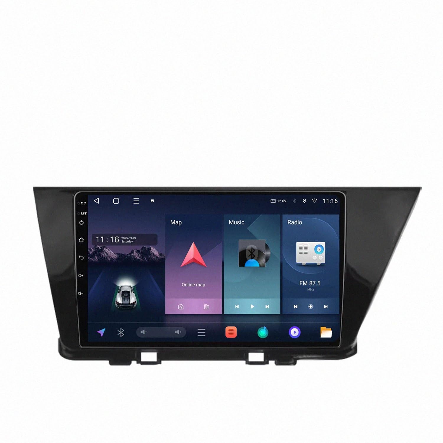 Autoradio Carplay Android Auto inalámbrico 4 nuclear pantalla táctil KIA Niro 8