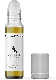 FR259 SANDALWOOD unisex perfume oil. 6ml roll-on bottle. Arabian Opulence. Woody/powdery/balsamic/warm spicy/aromatic