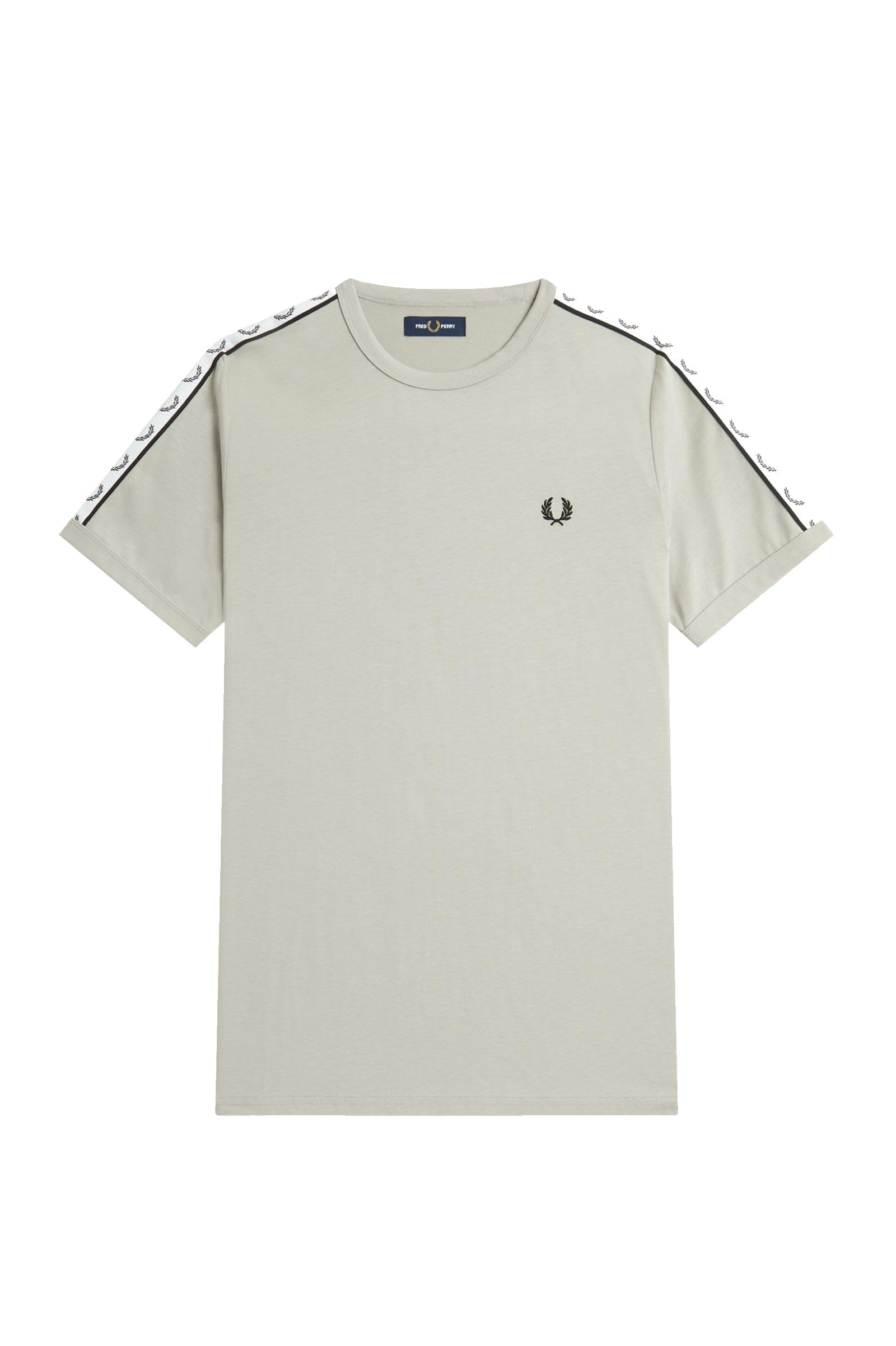 T-shirt Taped Ringer Fred Perry en maille de coton premium durable - 5