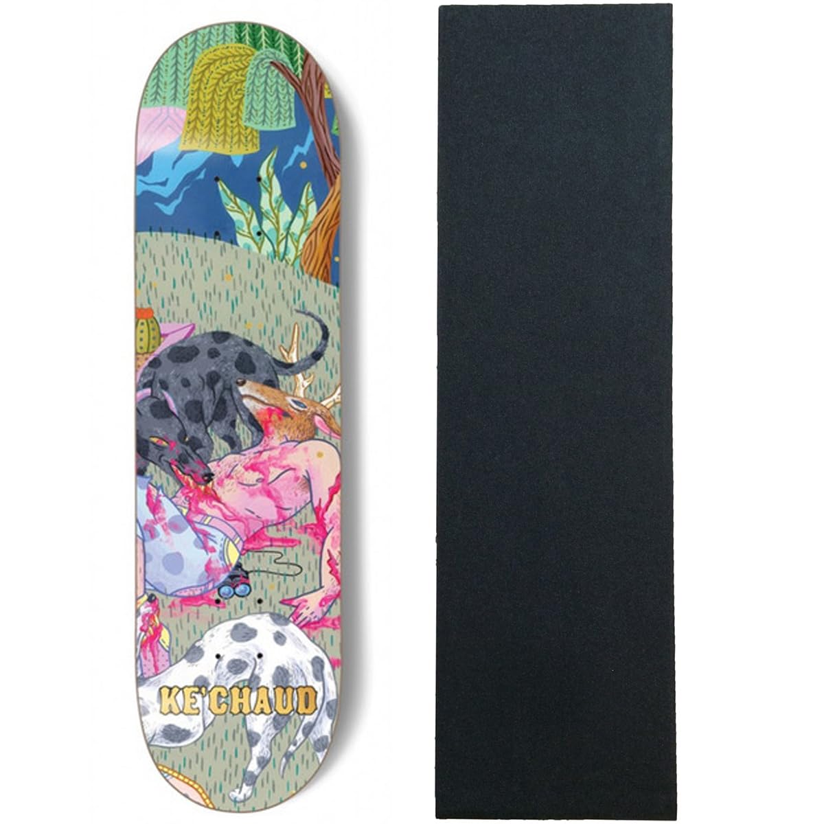 Amazon.com : Darkstar Skateboard Deck Kechaud Johnson Liu-Wong