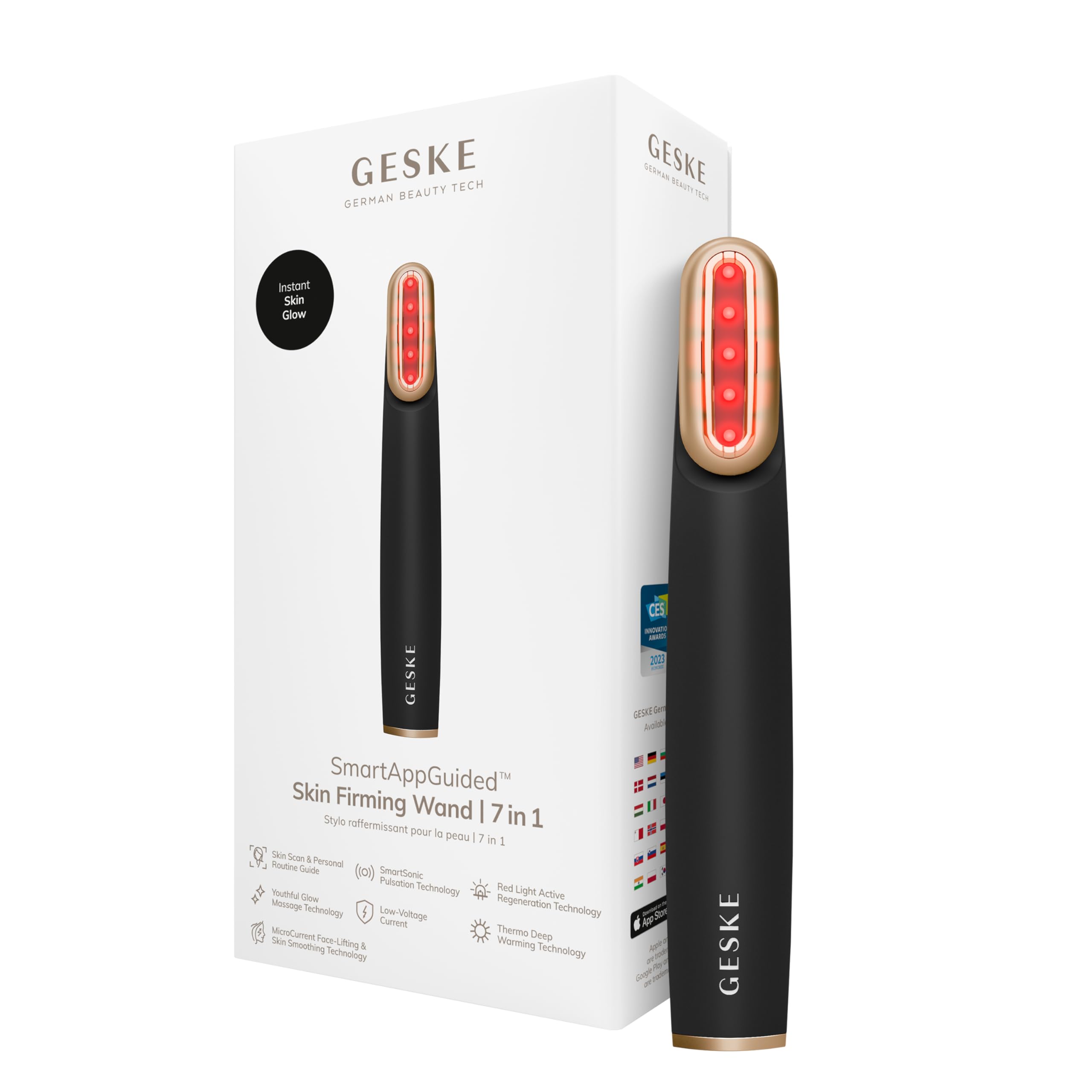 GESKE Skin Firming Wand | 7 in 1 | Anti-Aging Device