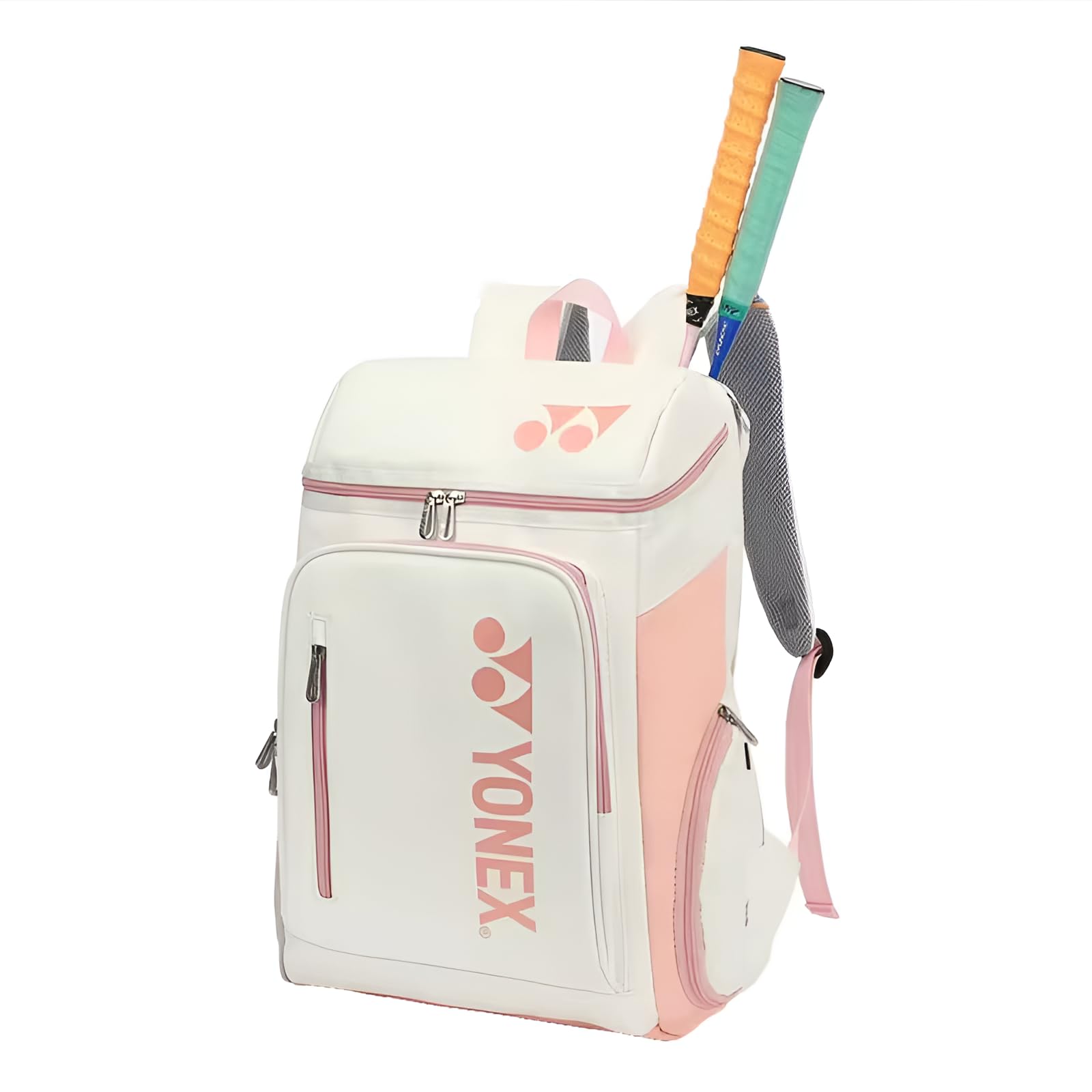 YONEX Sac à dos de sport de grande capacité, sac à raquettes multi-compartiments pour badminton et tennis, compartiment séparé pour chaussures.