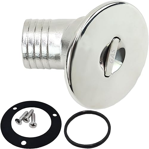 Vista 35 de SHENGHUISS Boat Water/Diesel/Gas/Fuel Deck Fill/Filler 1-1/2 Inch(38mm) with Keyless Cap 316 Stainless Steel Boat Deck Hardware for Boat, Yacht