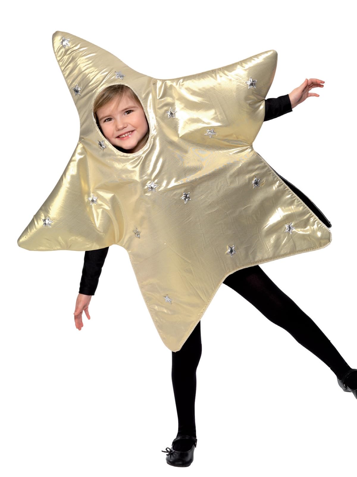 Christmas Childs Gold Star Costume