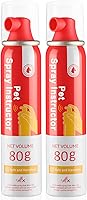 KDSZJDV Dog Corrector Spray 2-Pack 80ml - Humane Hiss Sound Stops Barking, Jumping, Aggression & Bad Behavior Fast