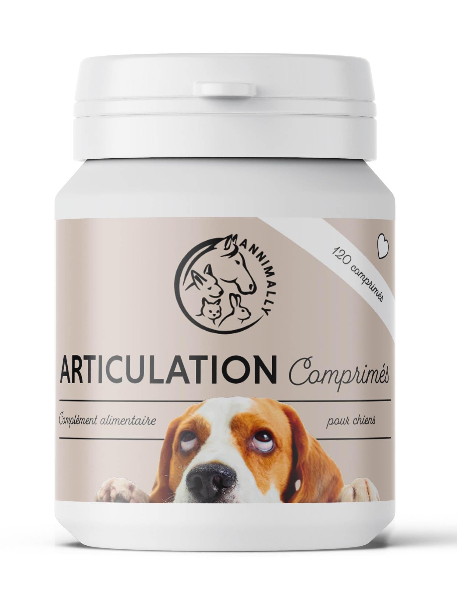 Complément Articulation pour Chien - Anti arthrose Chien Senior - avec glucosamine chondroïtine Chien - 120 comprimés pour Articulation - Anti inflammatoire Chien