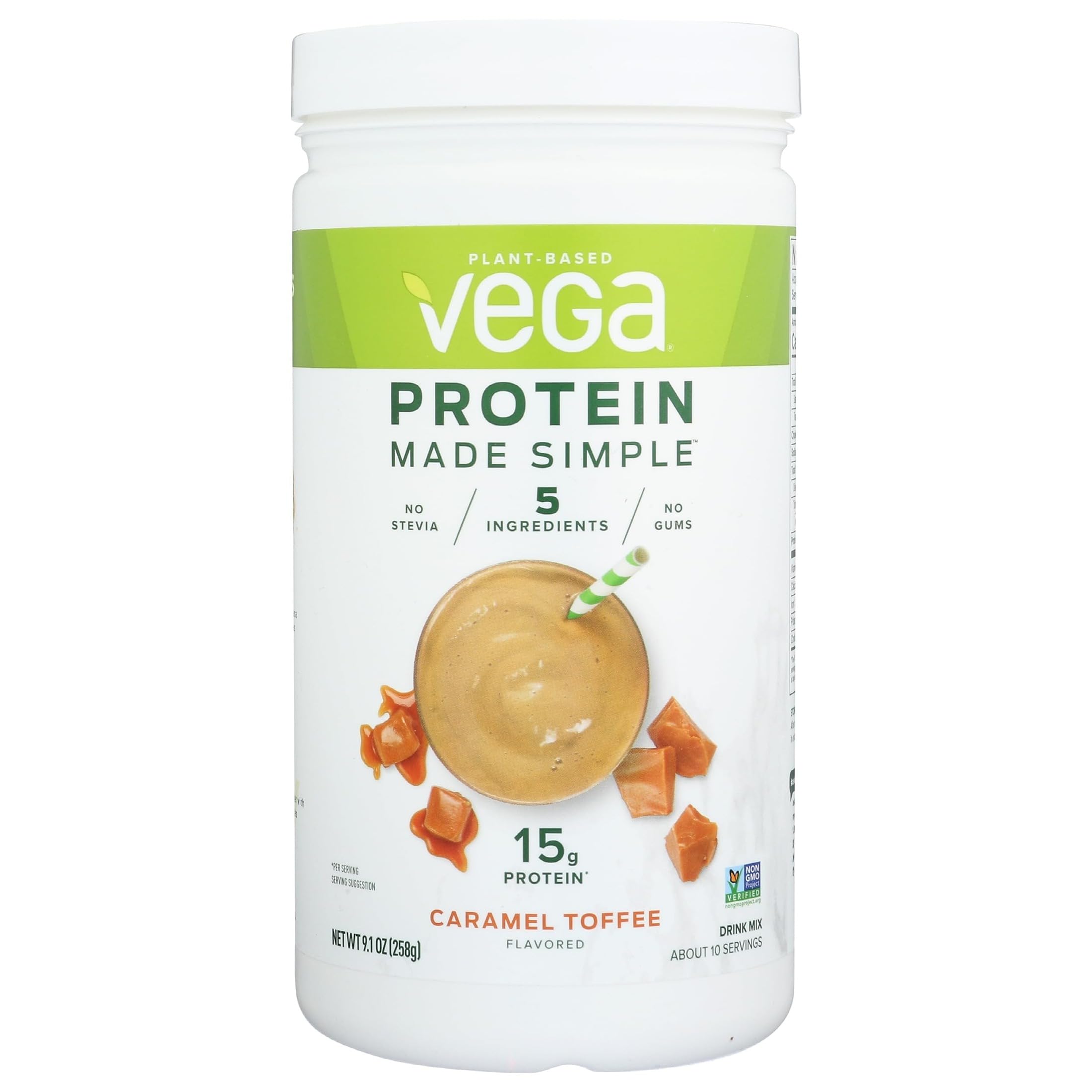 Vega Protein Made Simple Vanilla (39 Servings) Stevia Free Vegan Protein Powder, Plant Based, Healthy, Gluten Free, Pea Protein for Women and Men, 2.2 lbs (Packaging May Vary) — Amazon image 14