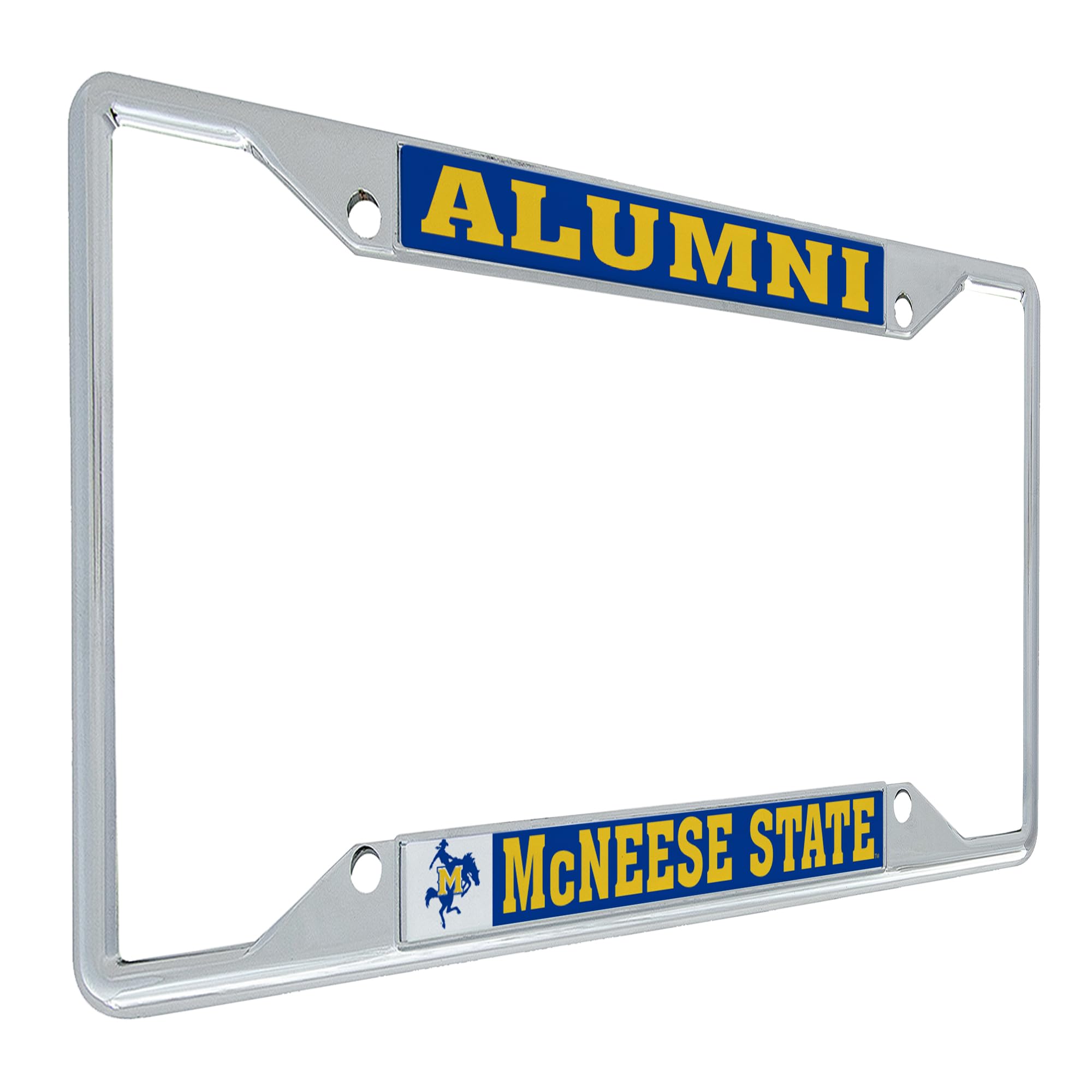 Desert Cactus McNeese State University Cowboys Geaux Metal License Plate Frame for Front or Back of Car Officially Licensed (Alumni)