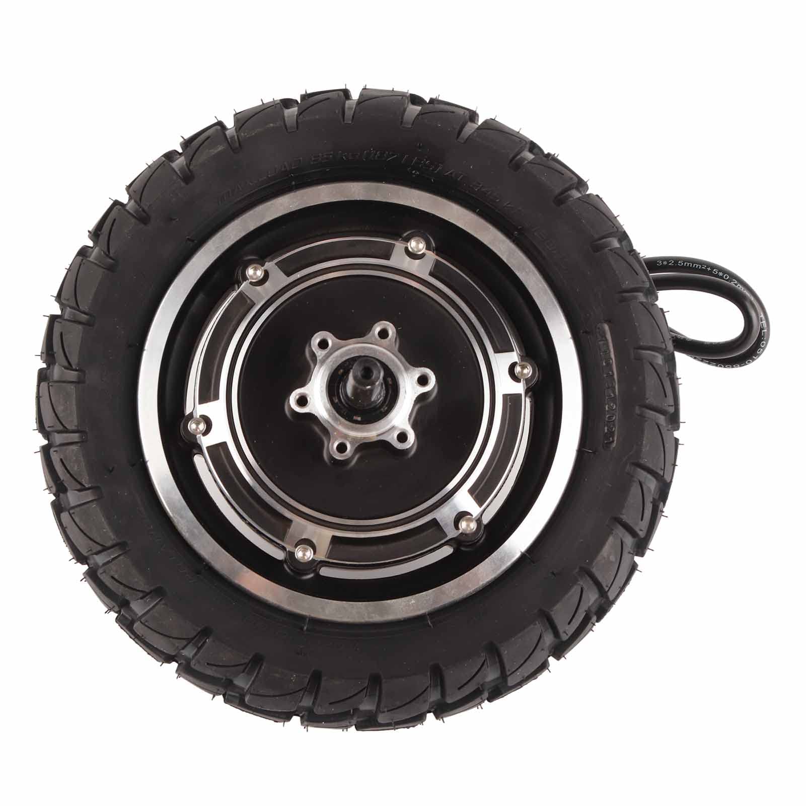 Motore del Ruota 10 Pollici 36V-60V 1500W per Kit Scooter Elettrico per Moto Fuoristrada
