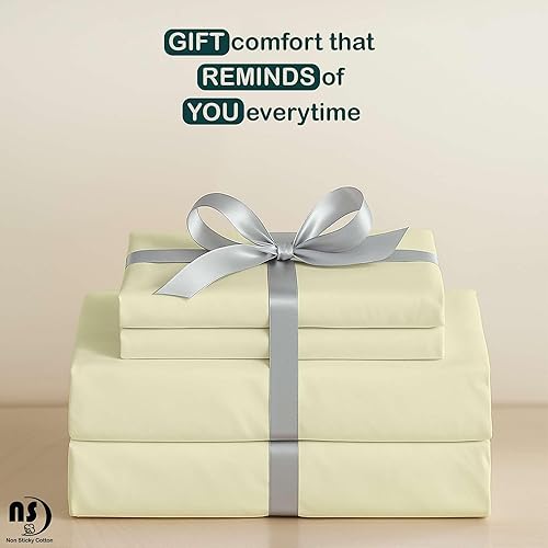 Miniatura 8 de NON Sticky cotton Juego de sábanas cortas de algodón egipcio de alta calidad para caravana, 4 piezas, bolsillo profundo de 15 pulgadas, suave, fácil
