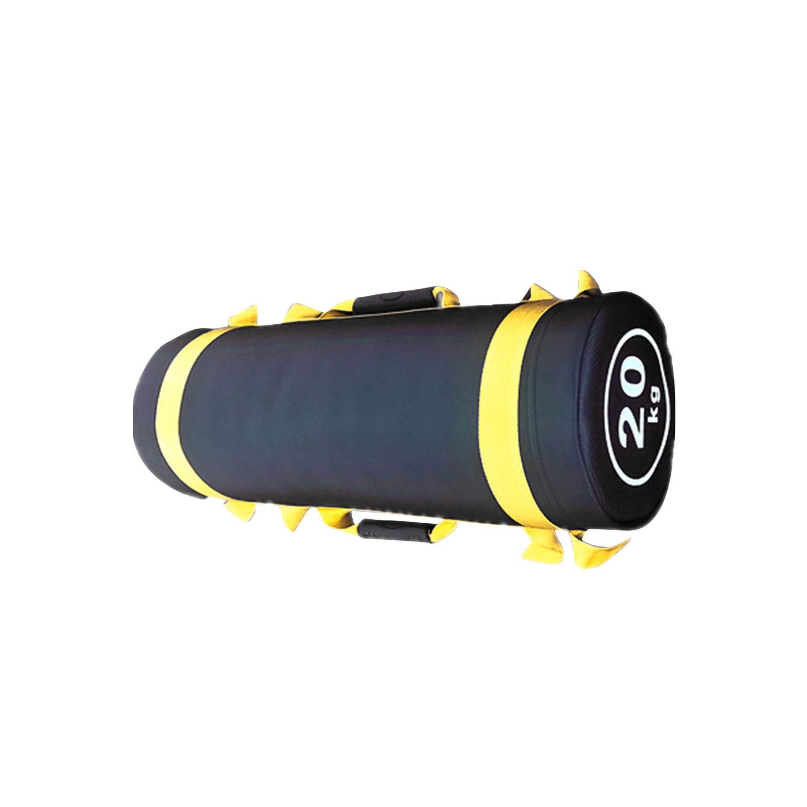 Bag Sand Bag 20KG Sac Sable Réglable Sac Sable Fitness avec Poignées, Sac Sable Musculation pour Haltérophilie Ou L'entraînement Fonctionnel Crossfit, PaSable