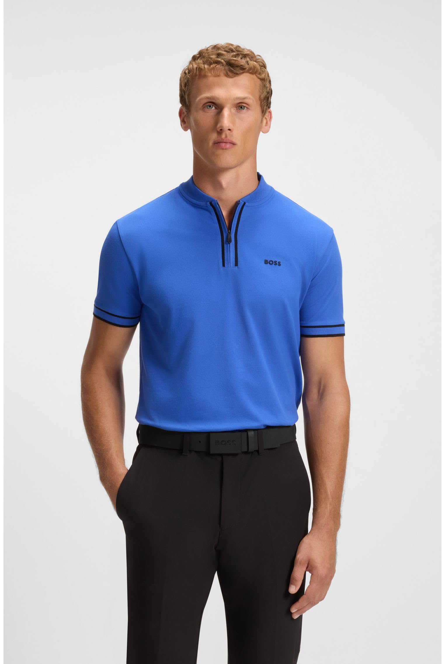 BOSS Pasek unisex, czarny1, 110