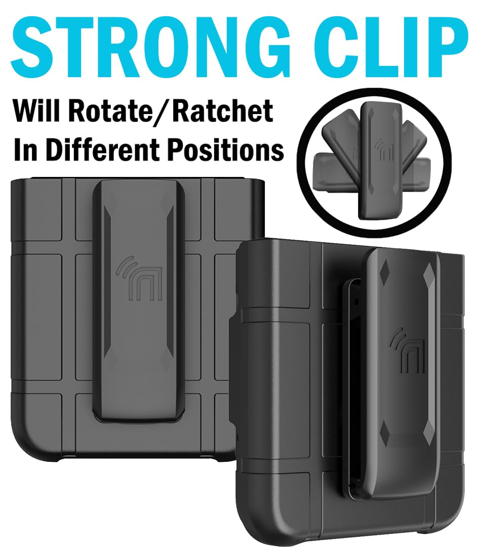 Nakedcellphone Combo - Custodia per Samsung Z Flip 8 con clip da cintura