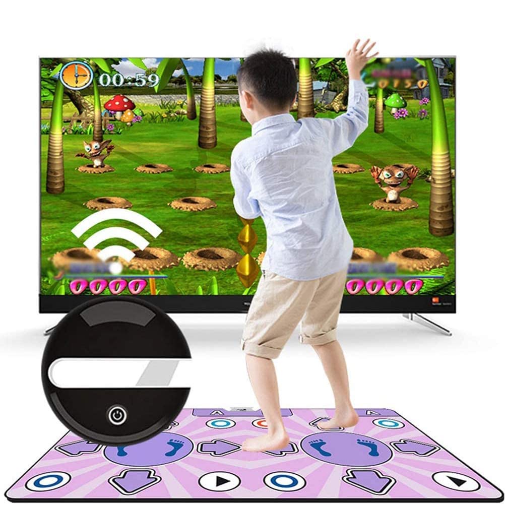 ダンスパッドダブルプレーヤーダンスマットPCテレビイン ー ンスマット 1643 Amazon.co.jp: HDMI付きテレビ用ダブルダンスマット、光るワイヤレス