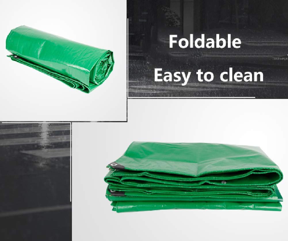 Groß Heavy Duty Persenning Tarp Heavy Duty Wasserdicht Mit Seil, Outdoor-Camping-Car Pool Cover, Regenschutz E Mit Tüllen Persenning Wasserdicht Heavy Duty,2Mx3M