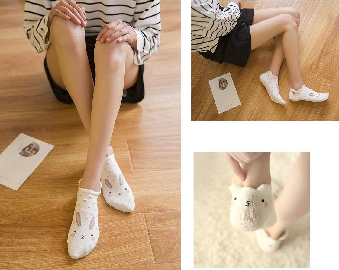 18 Pairs Novelty Animal Cotton Low Cut No Show Ankle Socks for Girls Women Boat Socks - Image 3