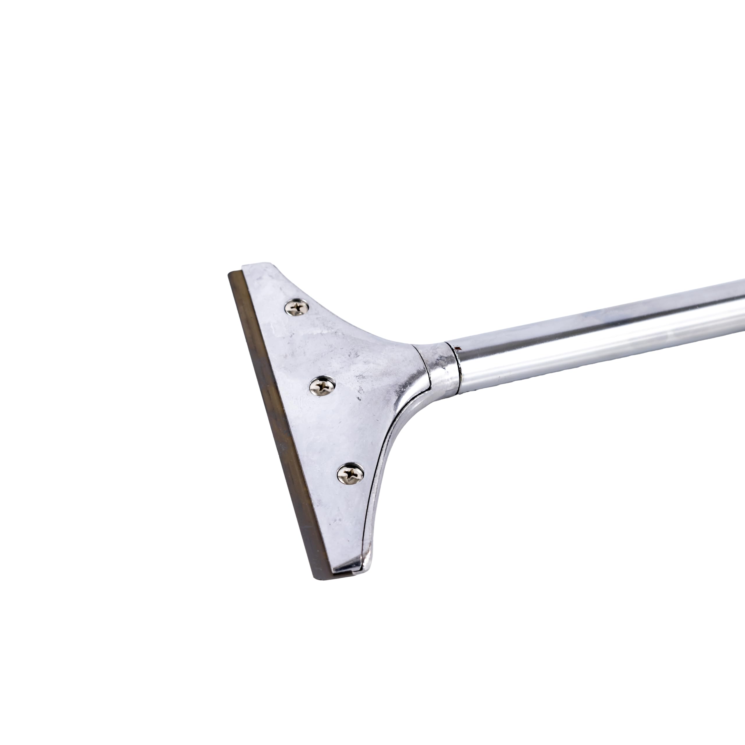 Warner Tool 11221 Grattoir à peinture et mur 15,2 cm, manche en acier de 61 cm avec poignée souple filetée