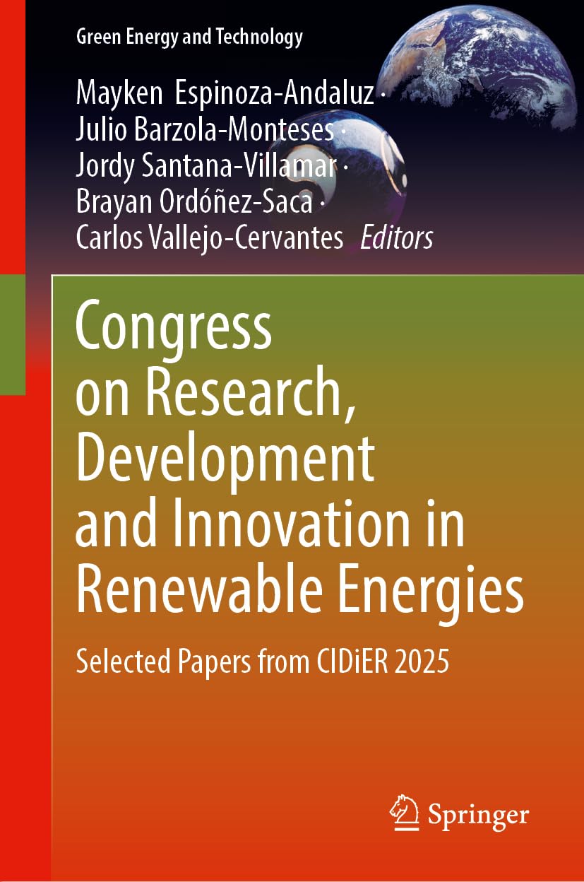 Congress on Research, Development and Innovation in Renewable Energies: Selected Papers from CIDiER 2025 (Green Energy and Technology)